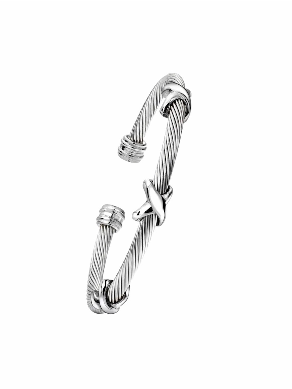 Twisted Cable Cuff "X" Bracelet NWT